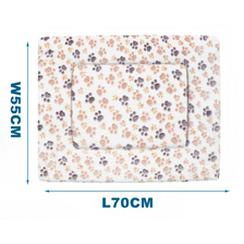 Nobleza plyšová podložka obojstranná biela L 70x55 cm